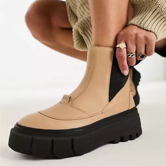 NWOT Sorel Caribou X Women’s Chelsea Waterproof Boot in Canoe, Jet – Sz 9.5 - Picture 1 of 5